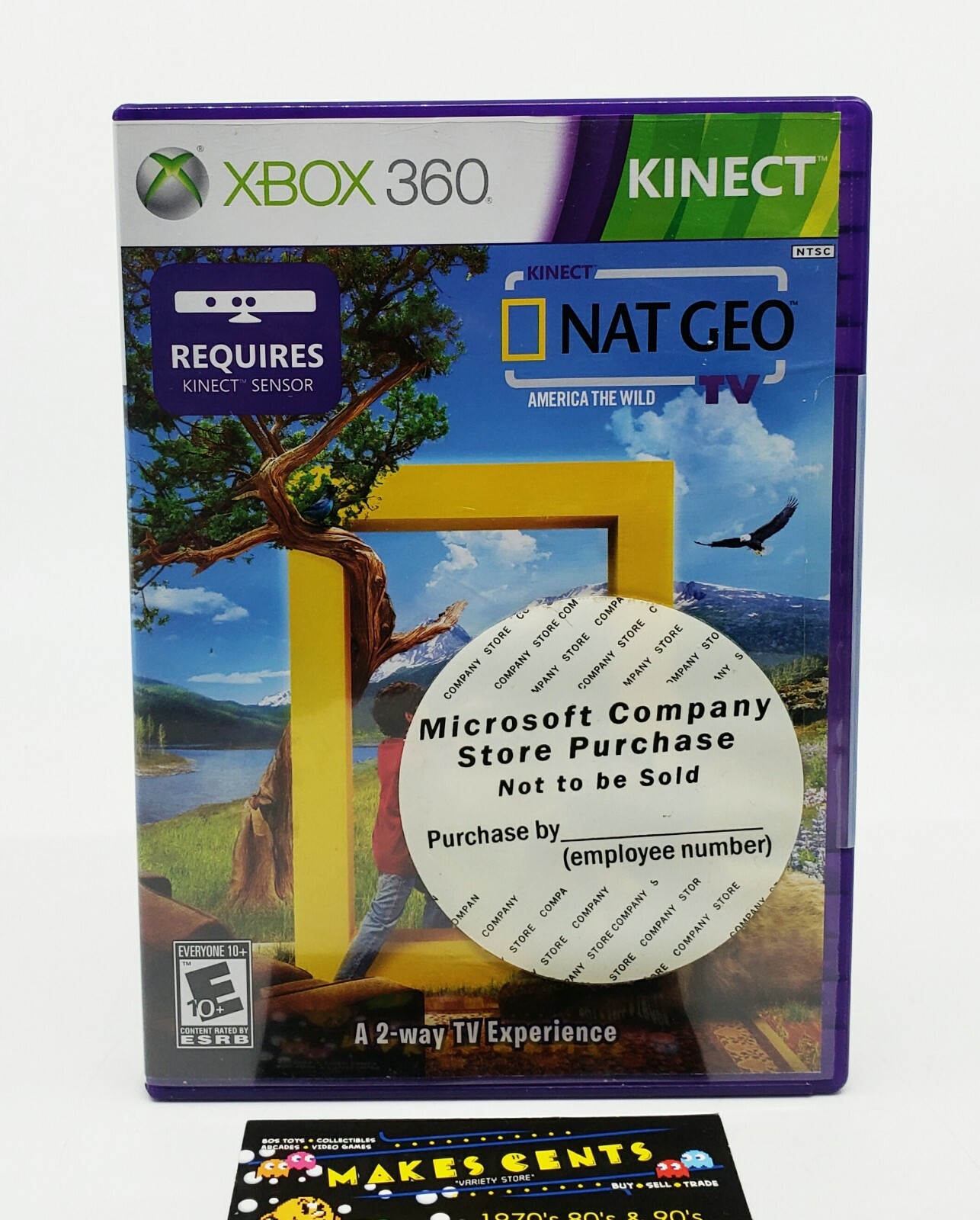 Kinect Nat Geo TV: America The Wild (Xbox 360) Company Purchase – HTF Rare