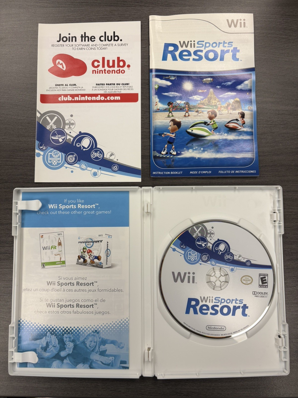 Wii Sports Resort Wii- Excellent Cond.
