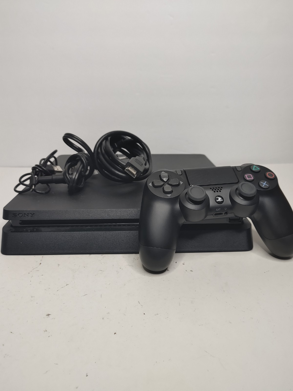 Sony PlayStation 4 Slim 1TB Black PS4 Console CUH-2215B with Controller Tested