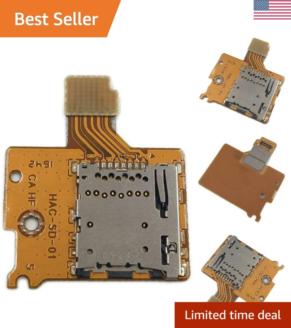 Micro SD TF Card Slot Socket Reader Board for Switch NS NX Console Replacement