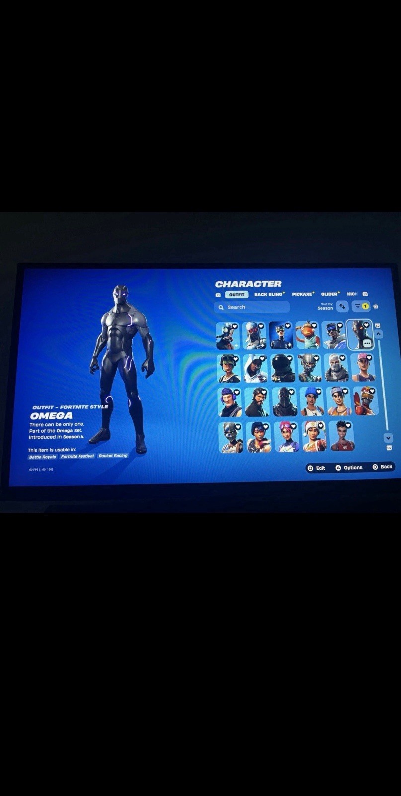 Fortnite Omega Outfit Character Locker, PS5, Multiplayer Battle Royale (2017)