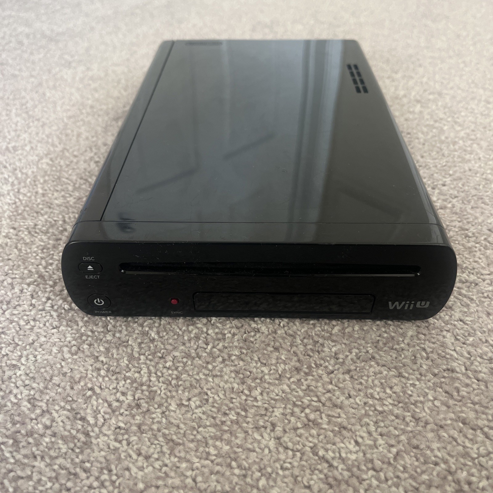 Nintendo Wii U Black WUP-101 (02) Video Game Console Only 32GB Parts / Repair