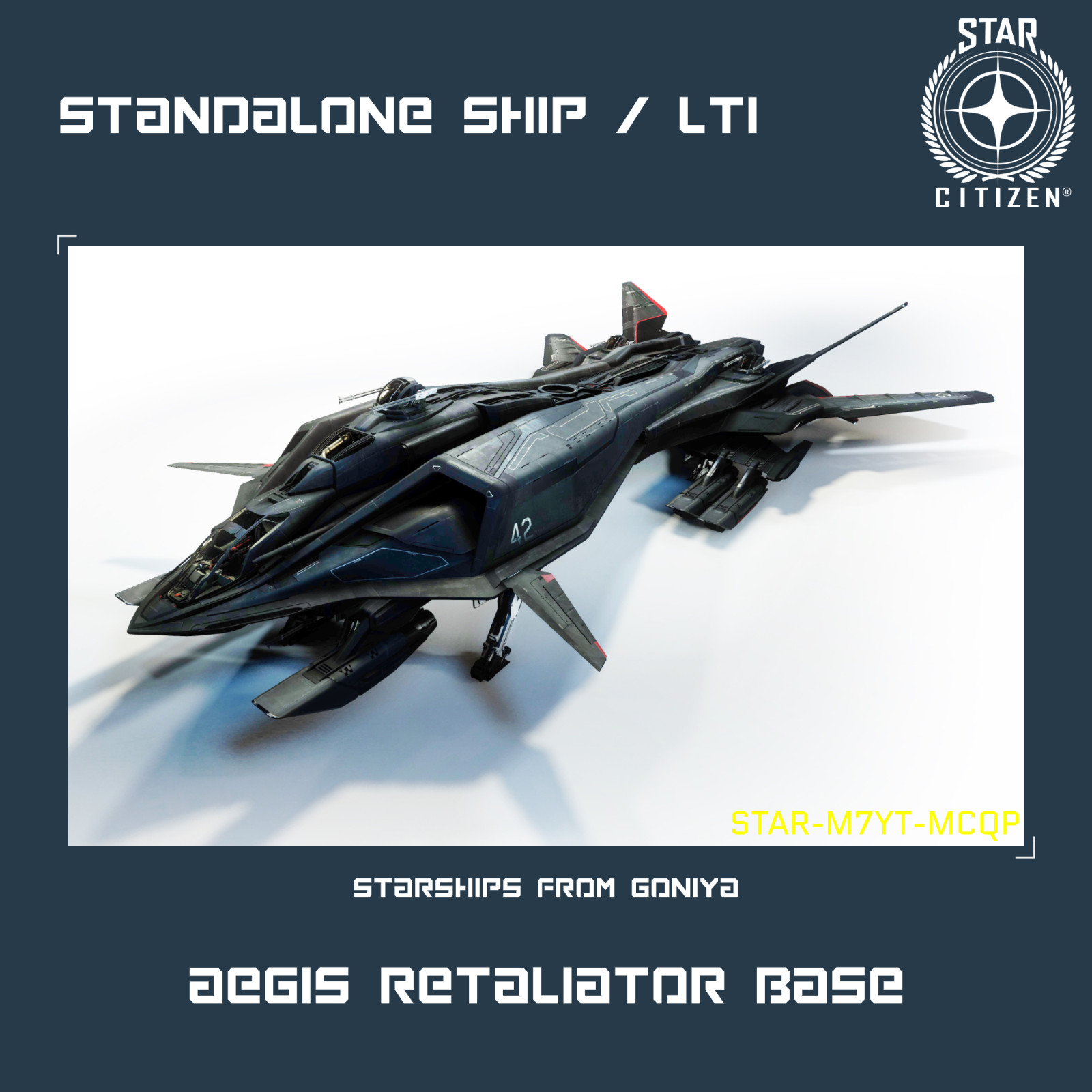 STAR CITIZEN – AEGIS RETALIATOR BASE – LTI – CCU’d – (Lifetime Insurance)