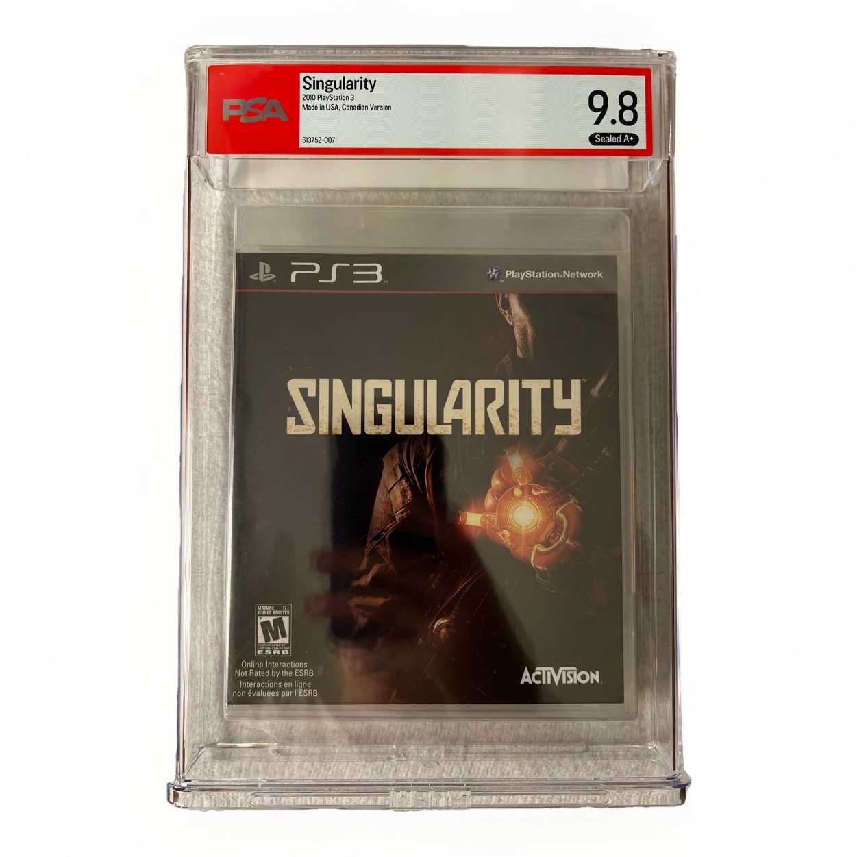 Singularity (Sony PlayStation 3, 2010) PS3 – Canadian, PSA Graded 9.8 A+, Pop 1