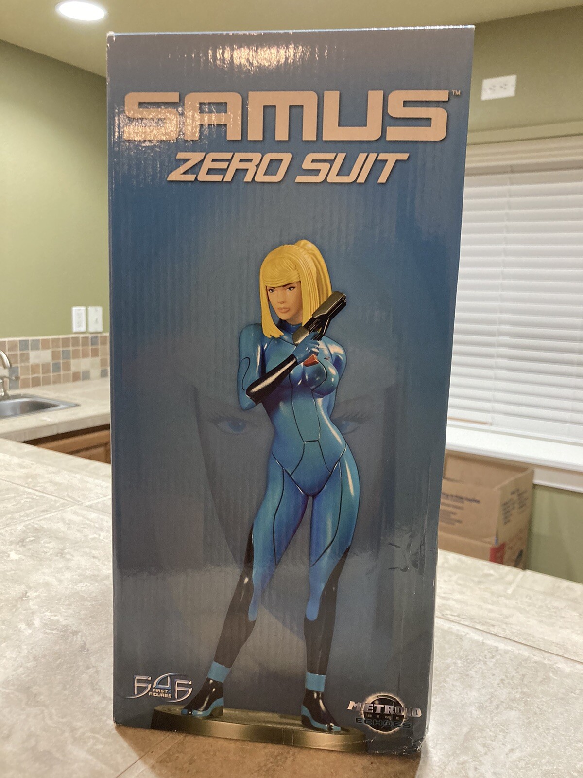 Metroid Prime 2 Echoes Samus Zero Suit 9.5-Inch First 4 Figure (Never Opened)