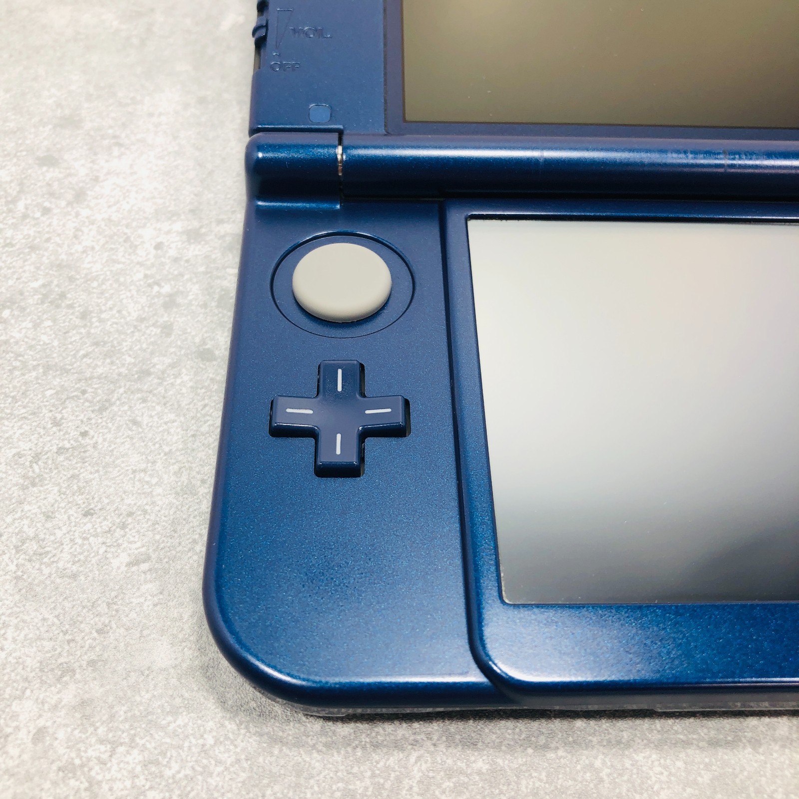 [EX+5] New Nintendo 3DS LL XL Metallic Blue console Japan Tested NTSC-J 06-109