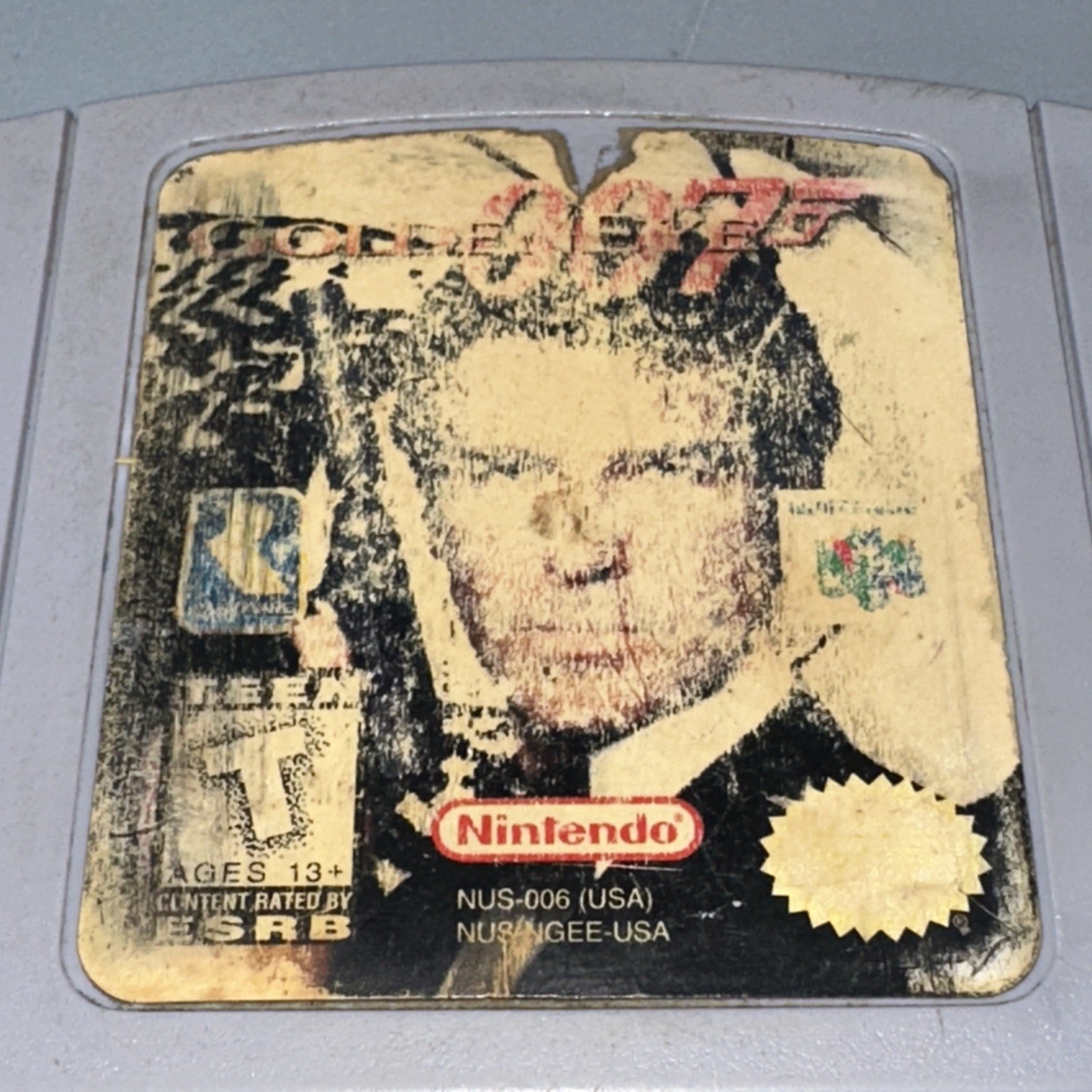 Vintage 1997 Nintendo 64 Goldeneye 007 N64 Authentic Cartridge Only Tested FADED