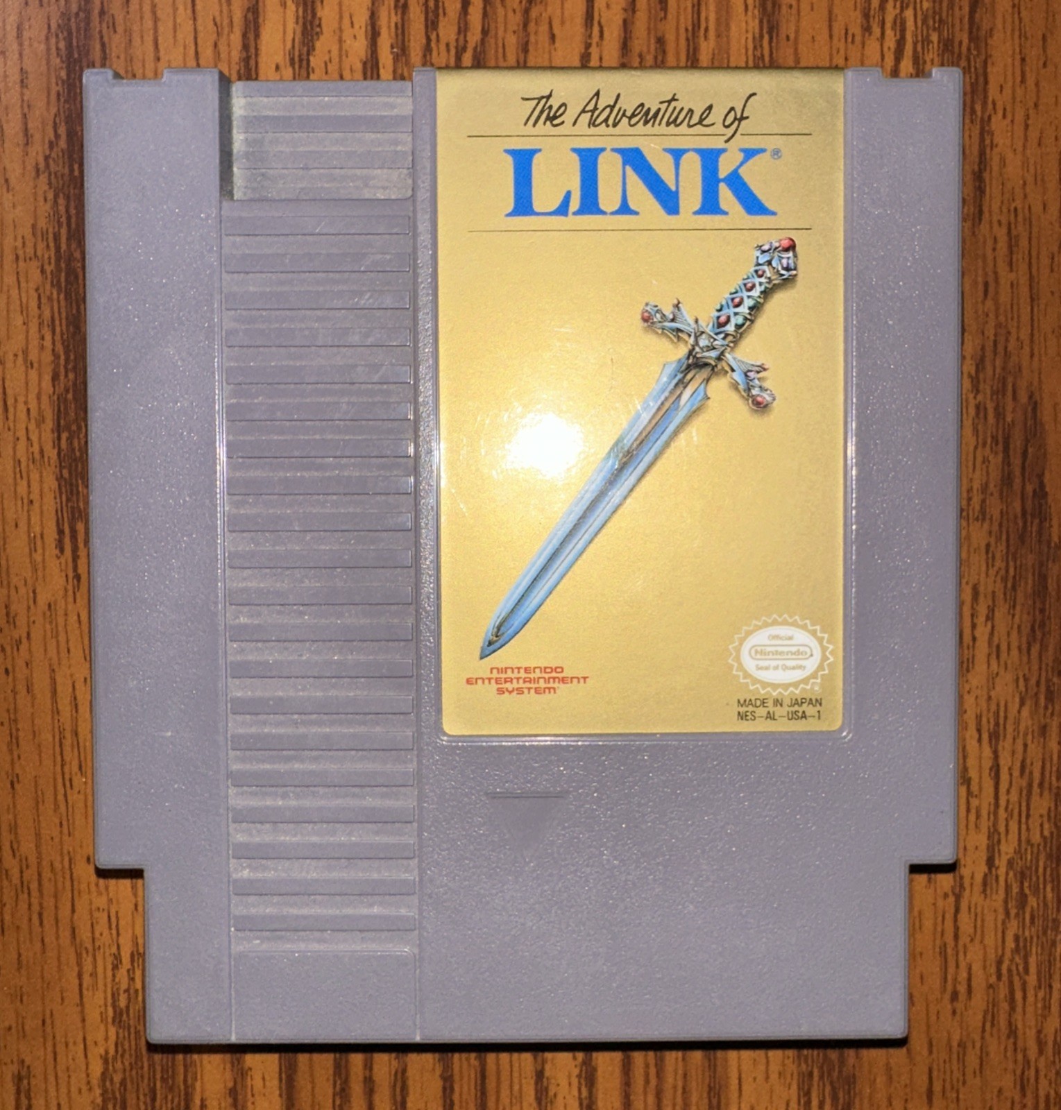Zelda II: The Adventure of Link (NES, 1988) – Gray Cartridge – Tested
