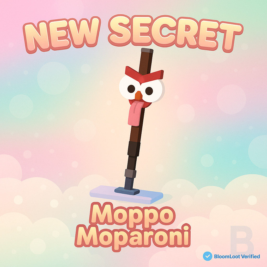 Plants vs Brainrot NEW SECRET Moppo Moparoni – BloomLoot Verified