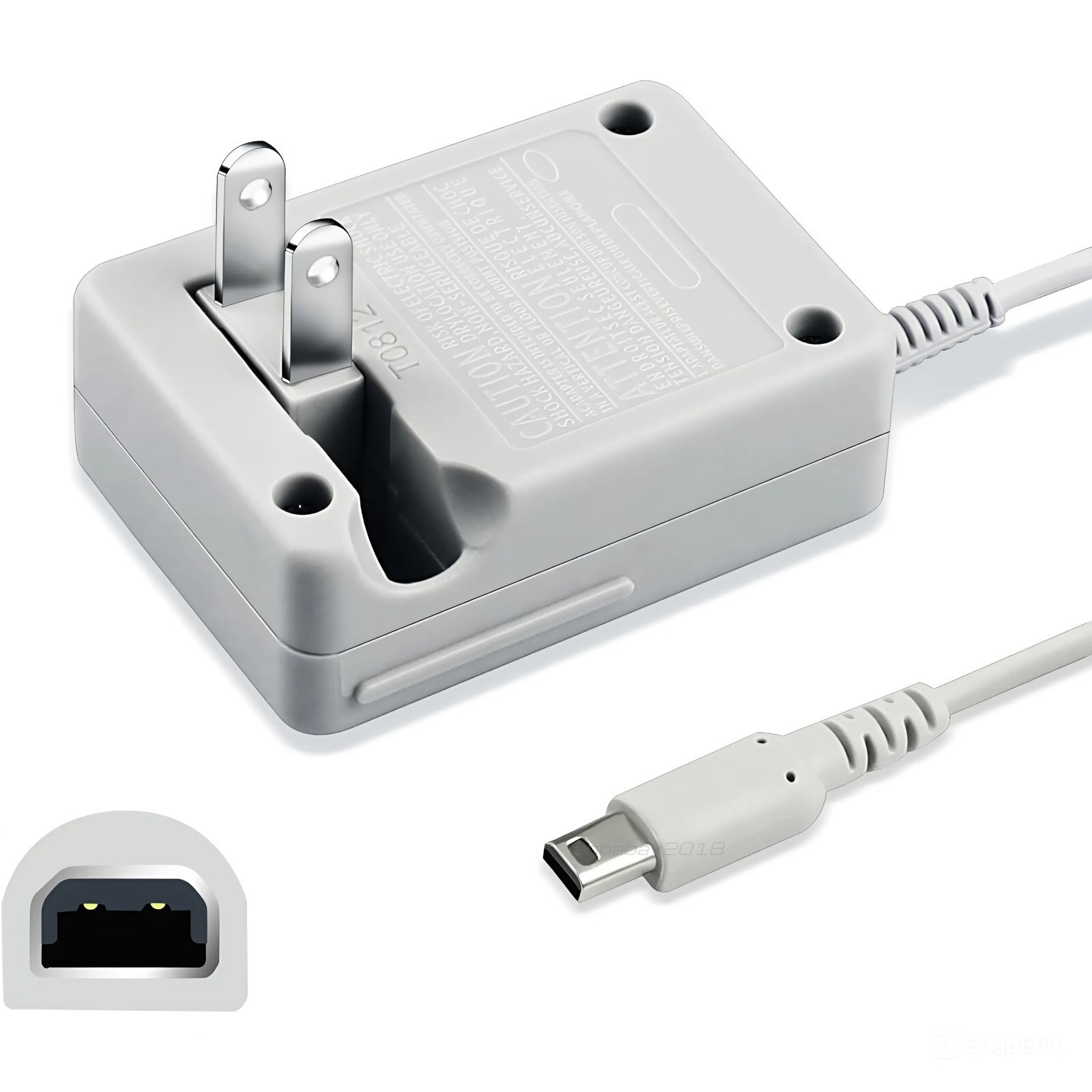 AC Adapter Home Wall Charger Cable Power Plug for Nintendo DSi/ 2DS/ 3DS/ DSi XL