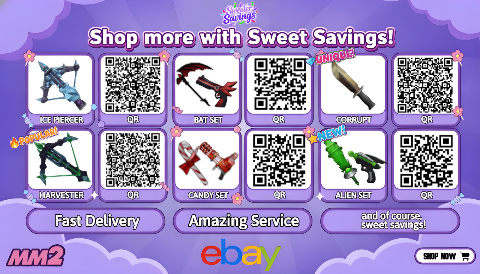 Soul Set, Soul, Spirit (CHOOSE) Murder Mystery 2 MM2 Godly Knives & Guns