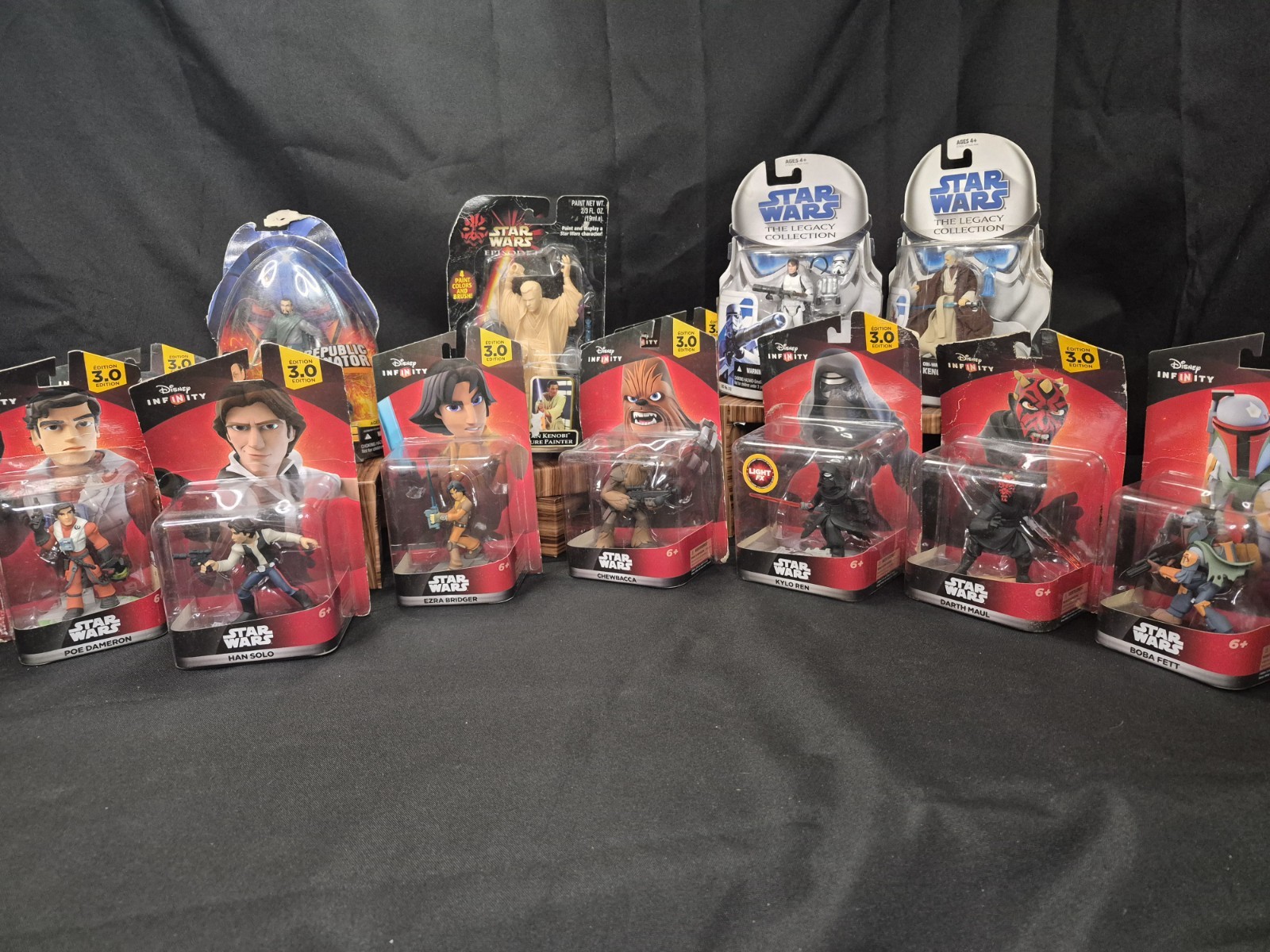 Disney Infinity 3.0 Edition Star Wars Figures Lot of 13, Some Other Series