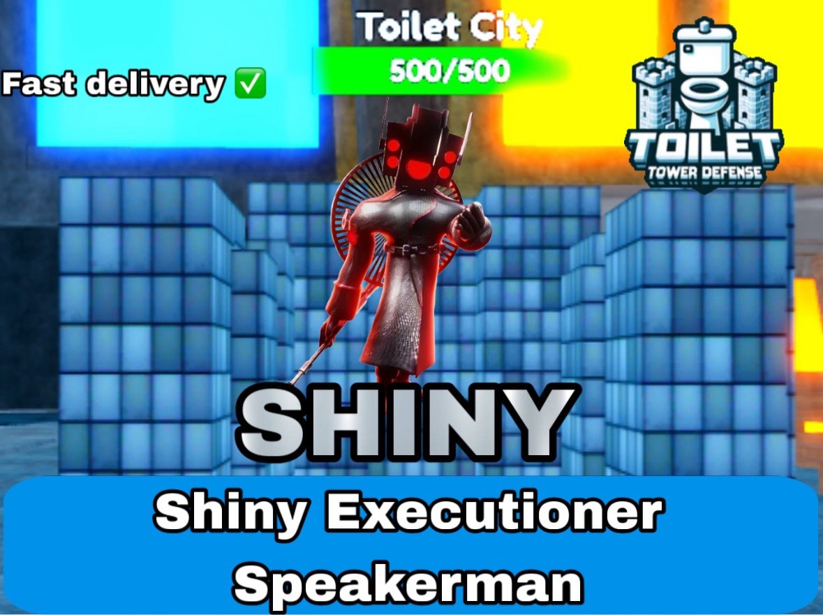 SHINY EXECUTIONER SPEAKERMAN – TOILET TOWER DEFENSE – TTD UNIT