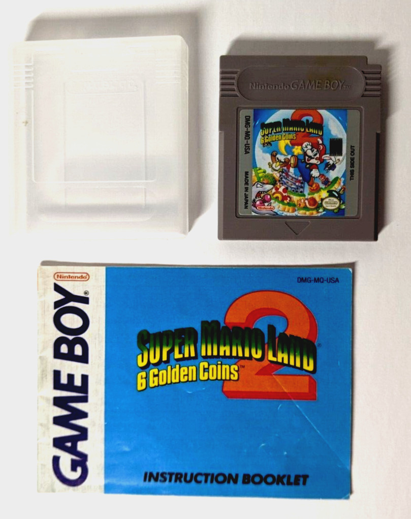 Super Mario Land 2: 6 Golden Coins (Game Boy) w/ Manual, 100% original, Tested