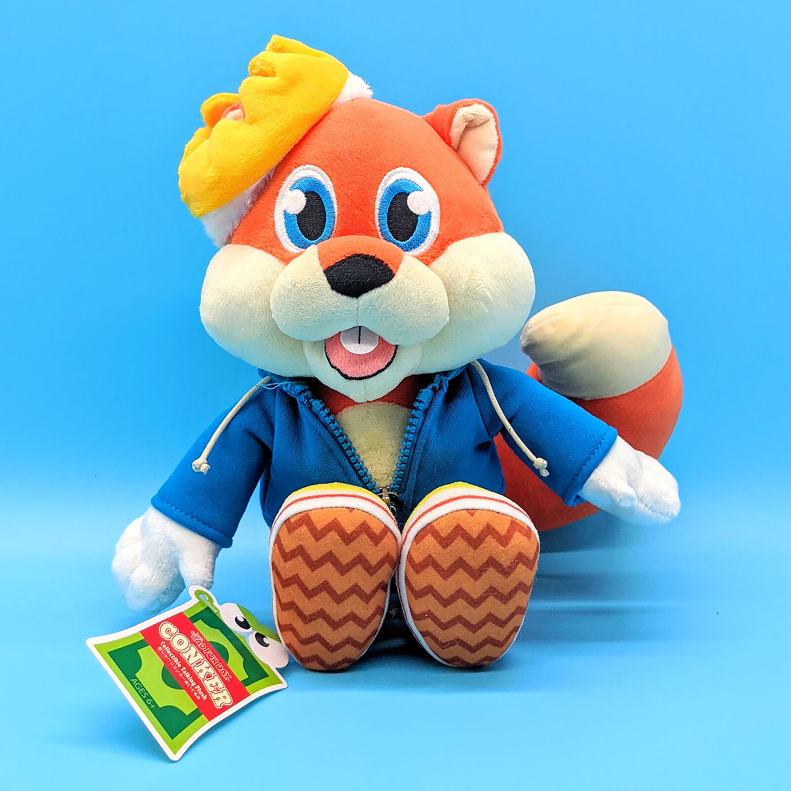 Official Conker Talking Plush Figure w/ Removable Crown Conker’s Bad Fur Day