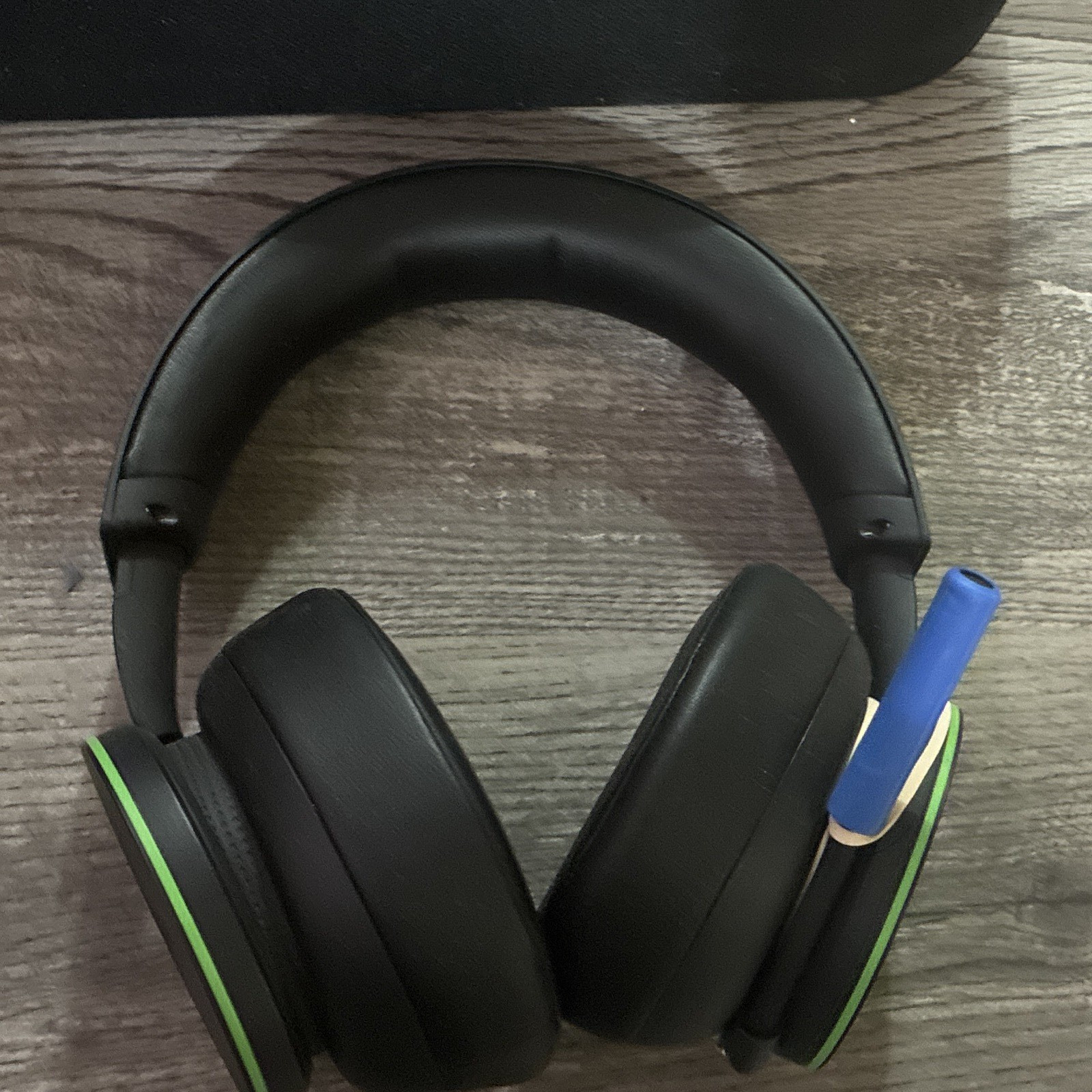 Bluetooth Over-Ear Gaming Headset Headband, Double Earpiece Black/Green
