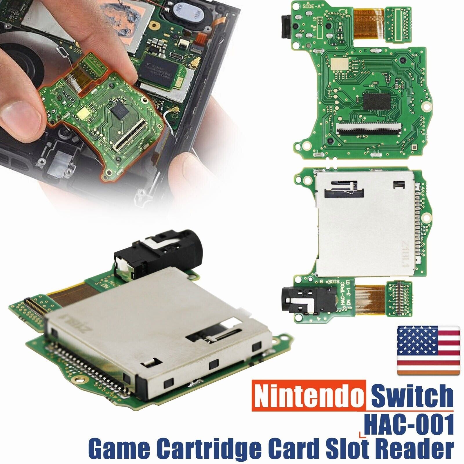 Headphone Jack Board Game Card Reader For Nintendo Switch HAC-001 HAC-001(-01)