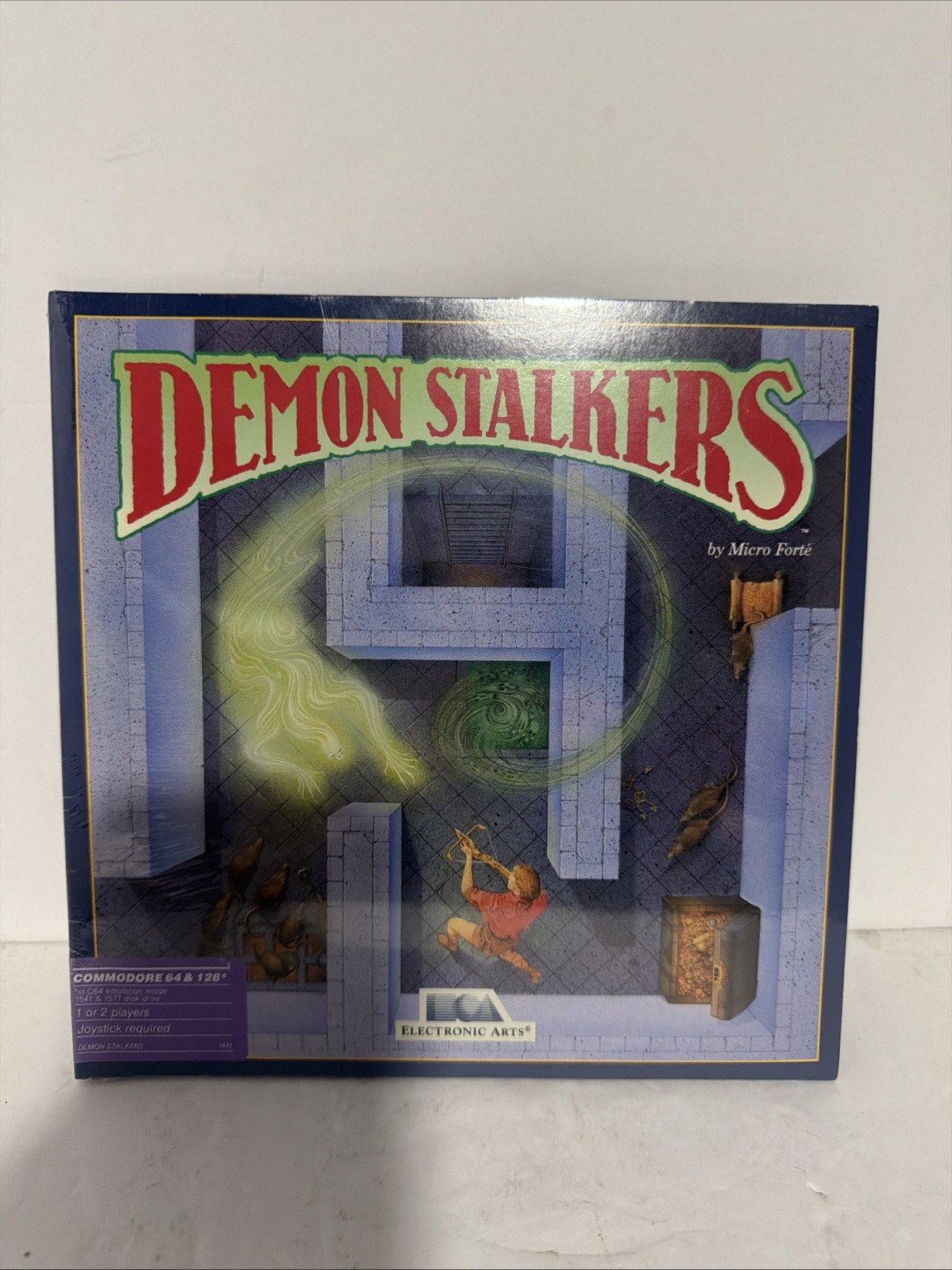 DEMON STALKERS – Commodore 64 C64/128 – Complete NEW SEALED VINTAGE