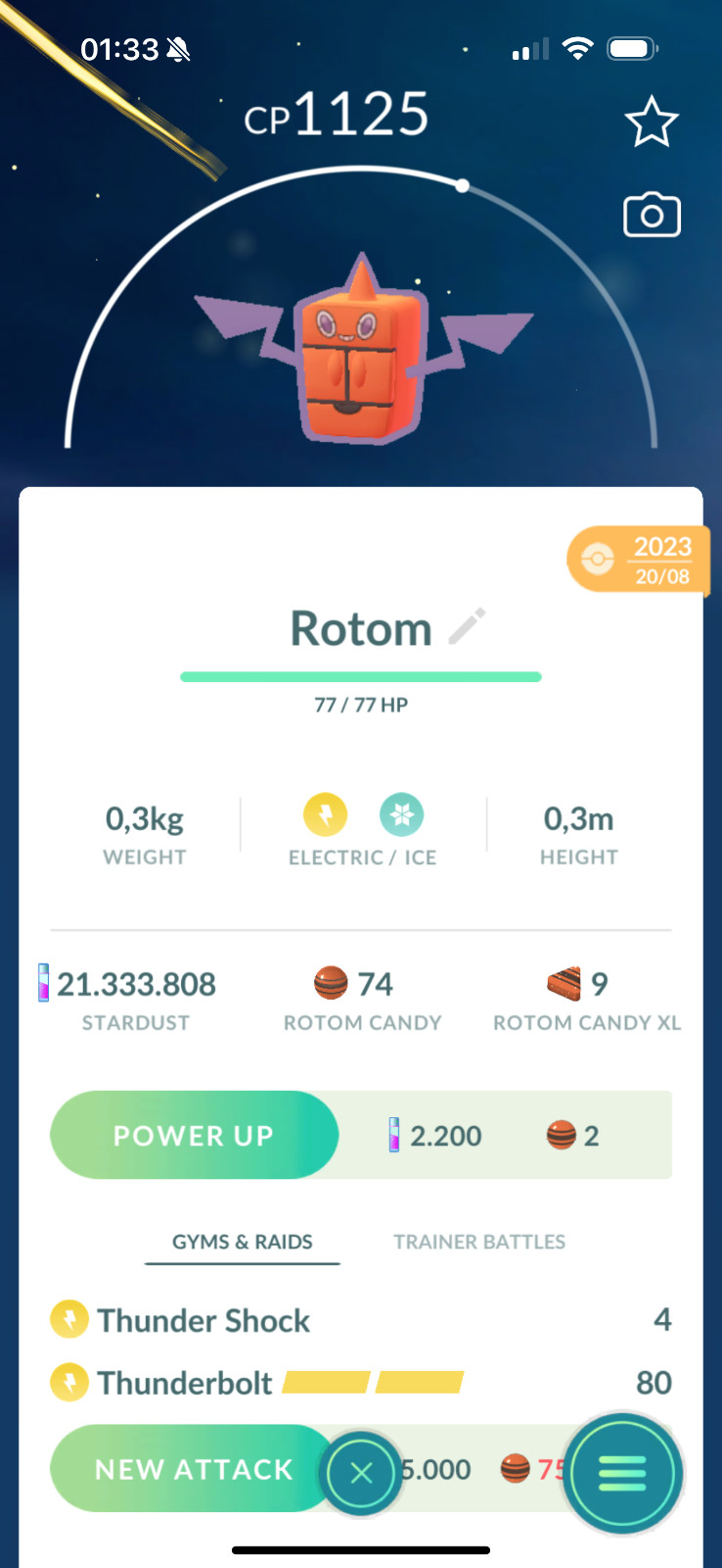 Rotom – Heat Rotom – Wash Rotom – Frost Rotom – Fan Rotom – Mow Rotom Tr-de