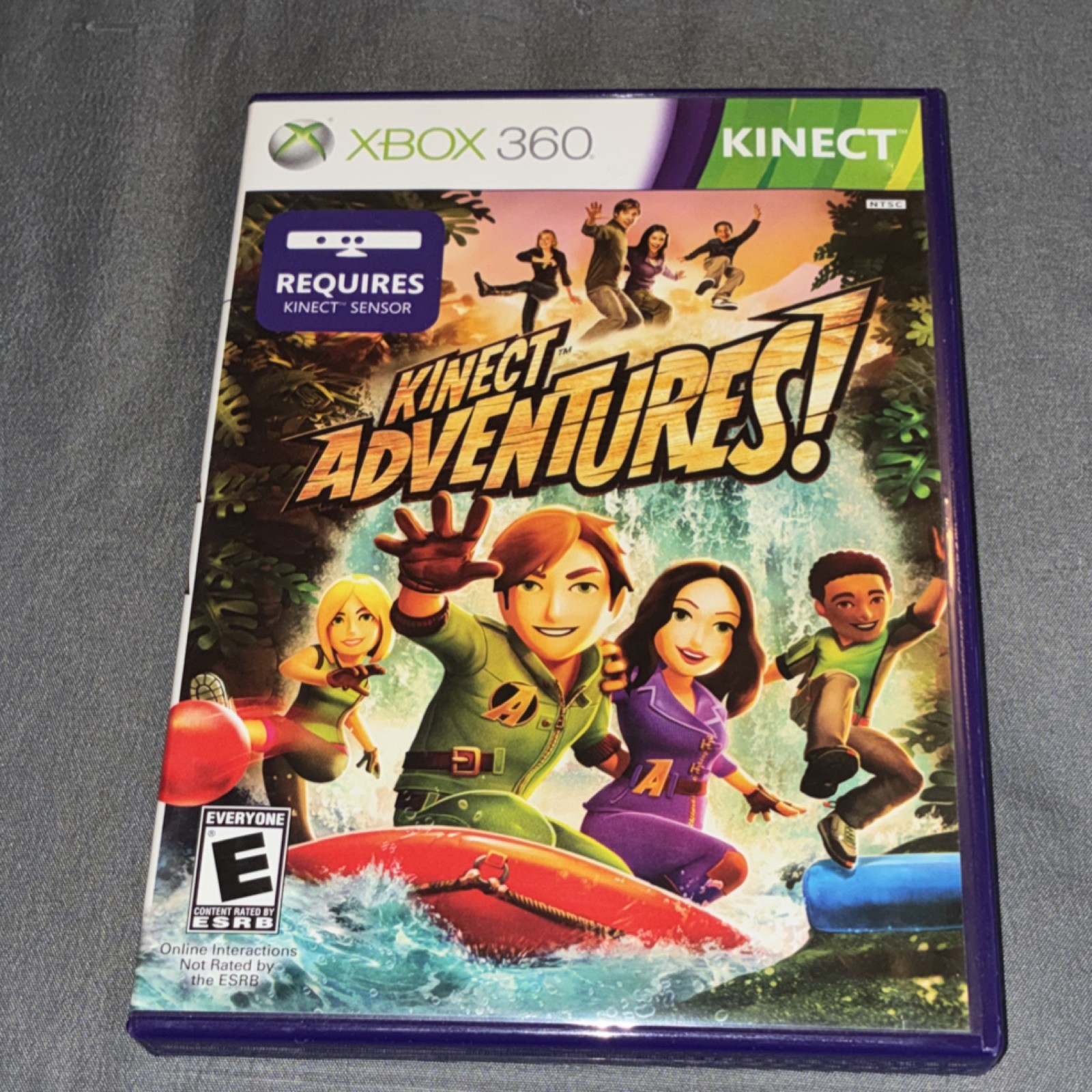 Microsoft Game Studios Kinect Adventures! Xbox 360 Action Family Manual NTSC E