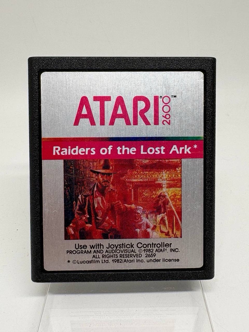 Atari Raiders of The Lost Ark 1982 Indiana Jones Video Game for 2600
