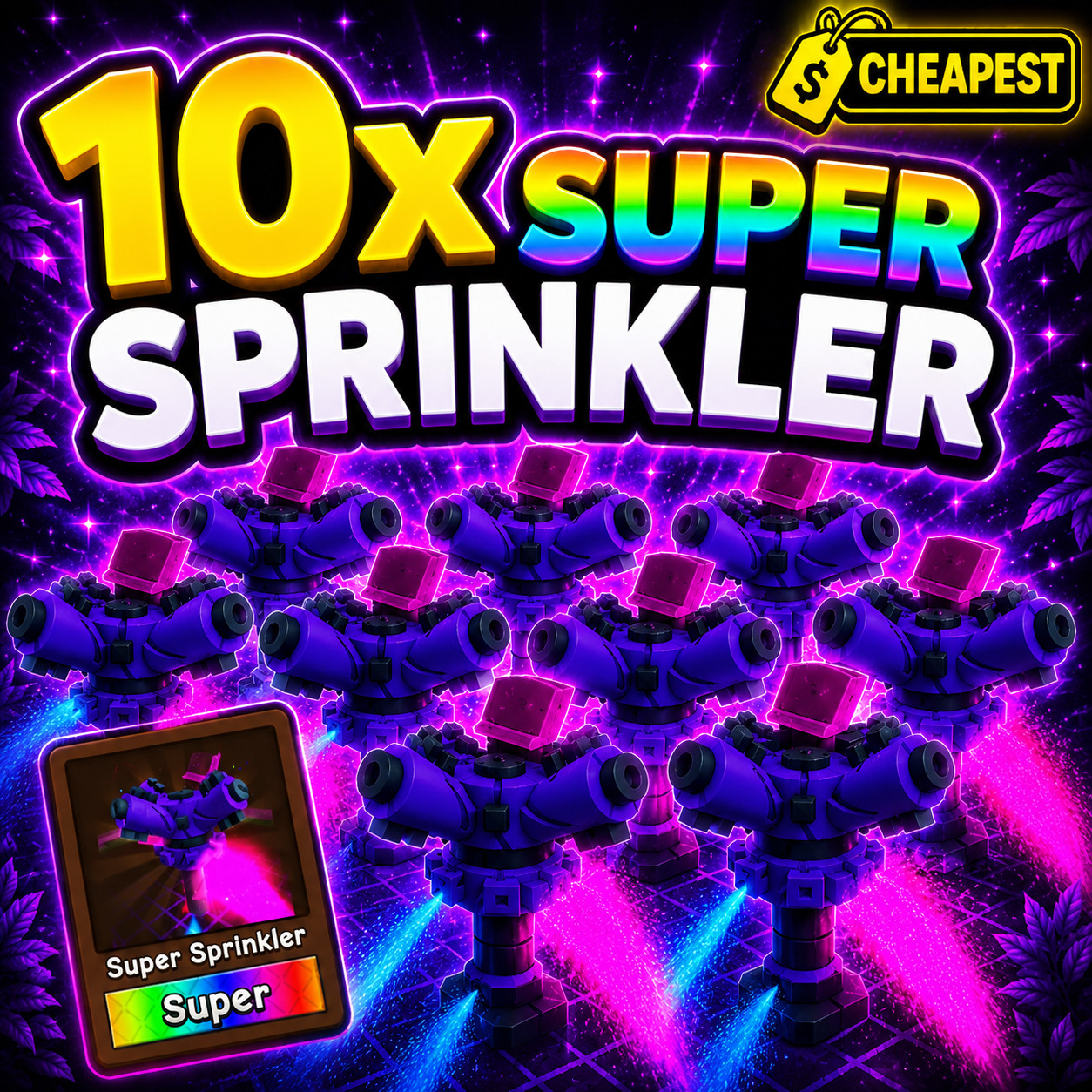 10x Super Sprinkler Grow A Garden 2 | GAG2 | CHEAPEST | FAST DELIVERY