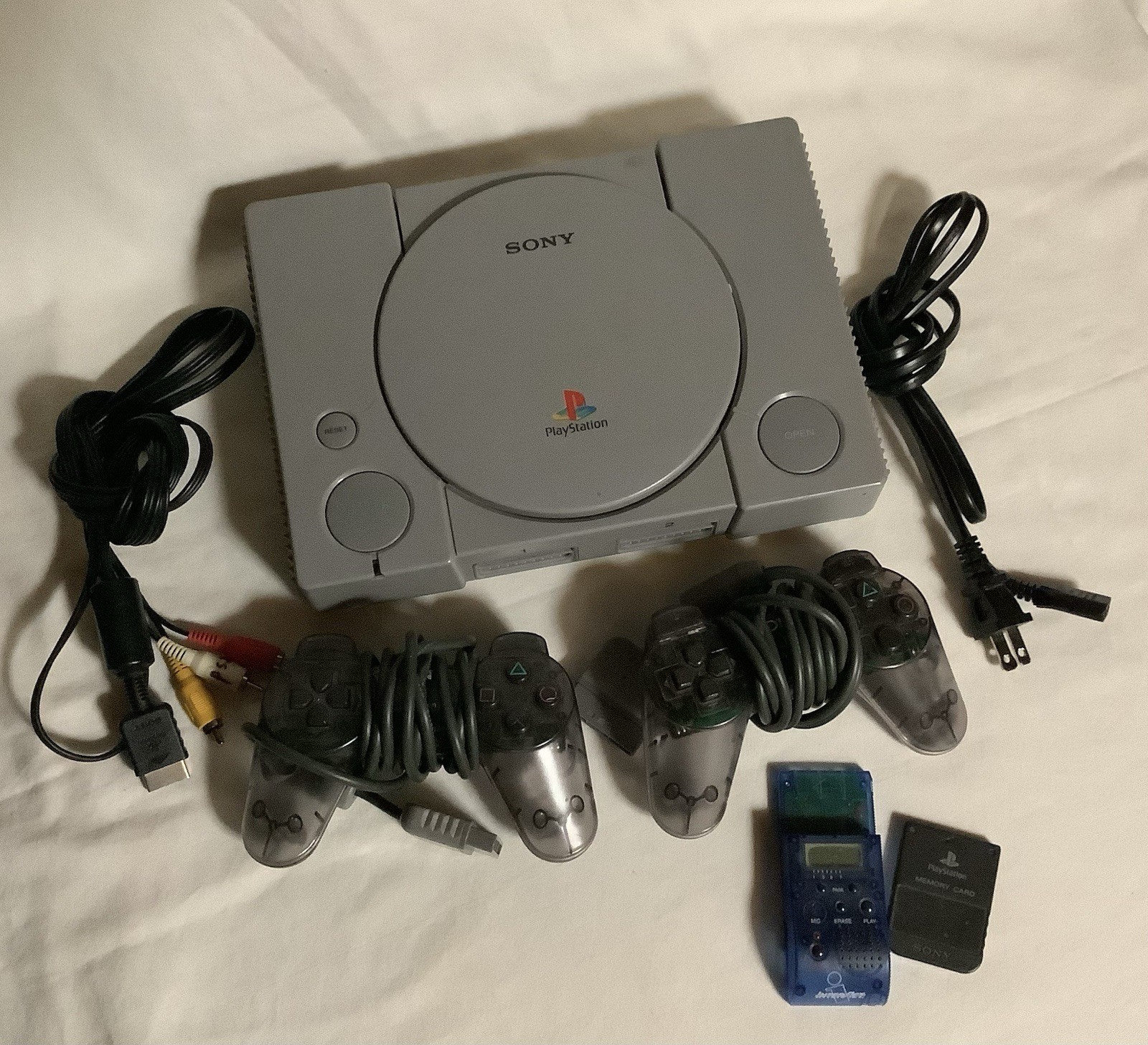 Sony PlayStation 1 PS1 Original Console System Bundle – Tested.