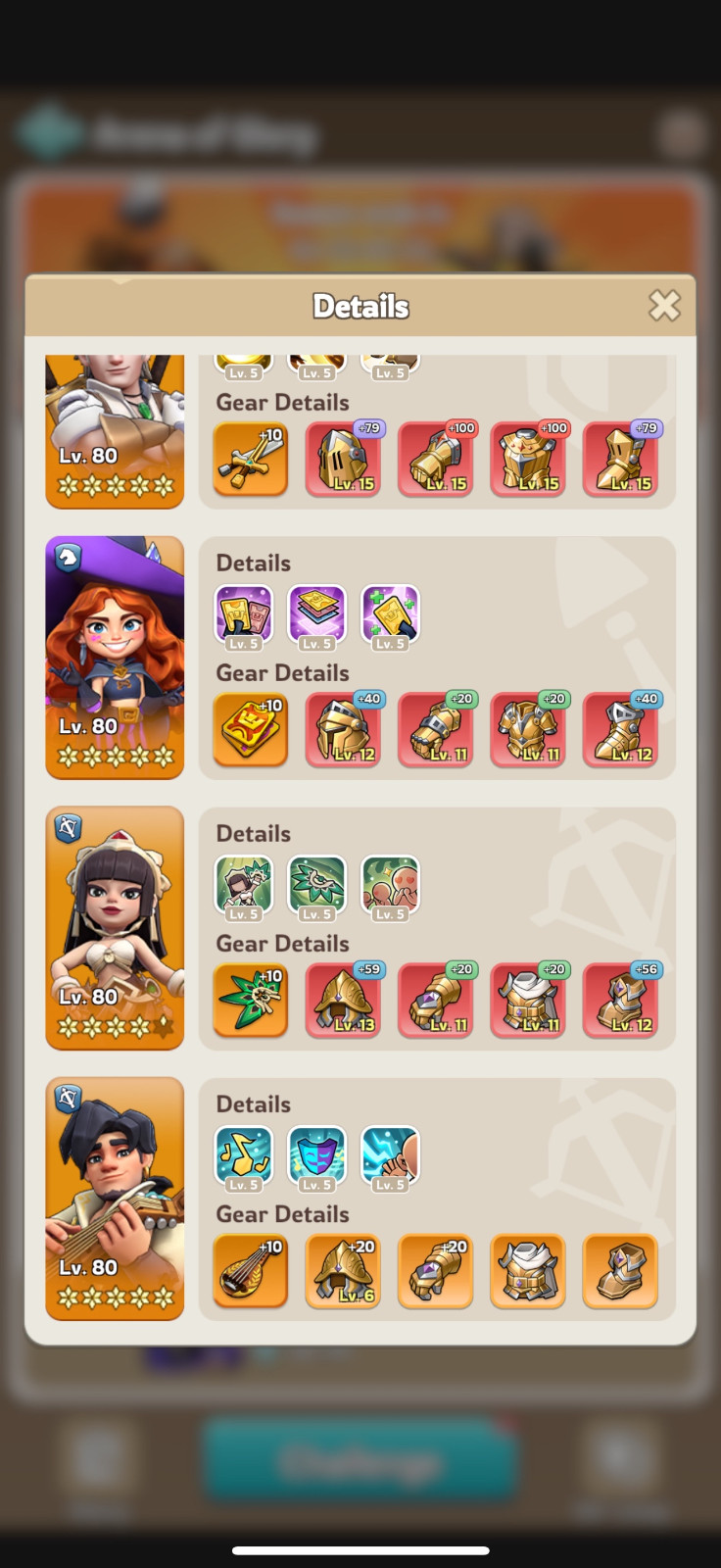 KINGSHOT ACCOUNT TG5/VIP12/337M/13 hero SSR/ 11 Max SSR/400k Gems/ DOOM COMET