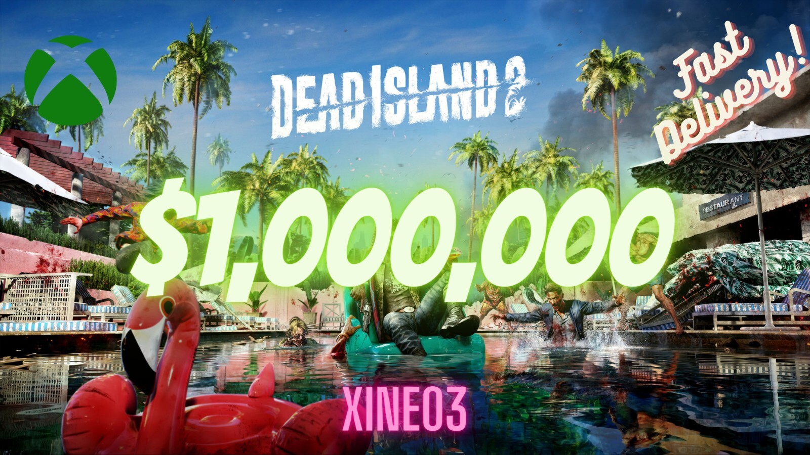Dead Island 2 $1,000,000 Money Item Xbox One & Series X/S🔥FAST DELIVERY🔥
