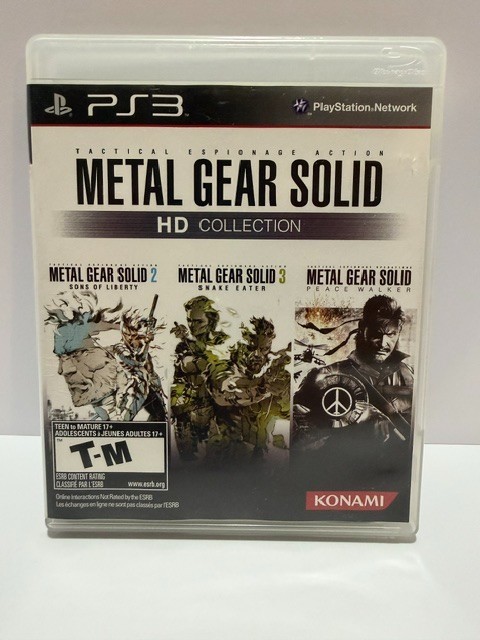 Metal Gear Solid HD Collection – (PS3) Complete w/ Manual – Tested