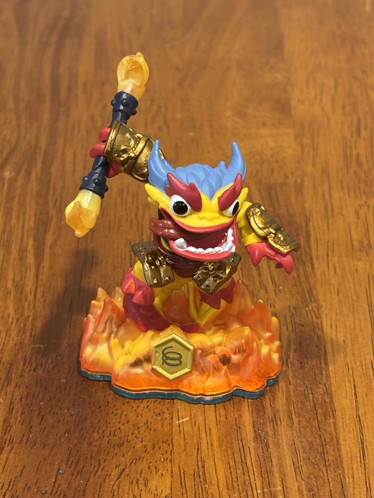 Skylanders Swap Force FIRE KRAKEN 2013 Blue Base 84799888 Swappable Figure