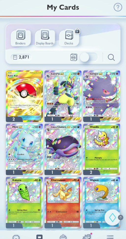 Pokemon TCG Pocket – A’cc have 2 Crown Poke Ball + 2800 Card Eng – Description