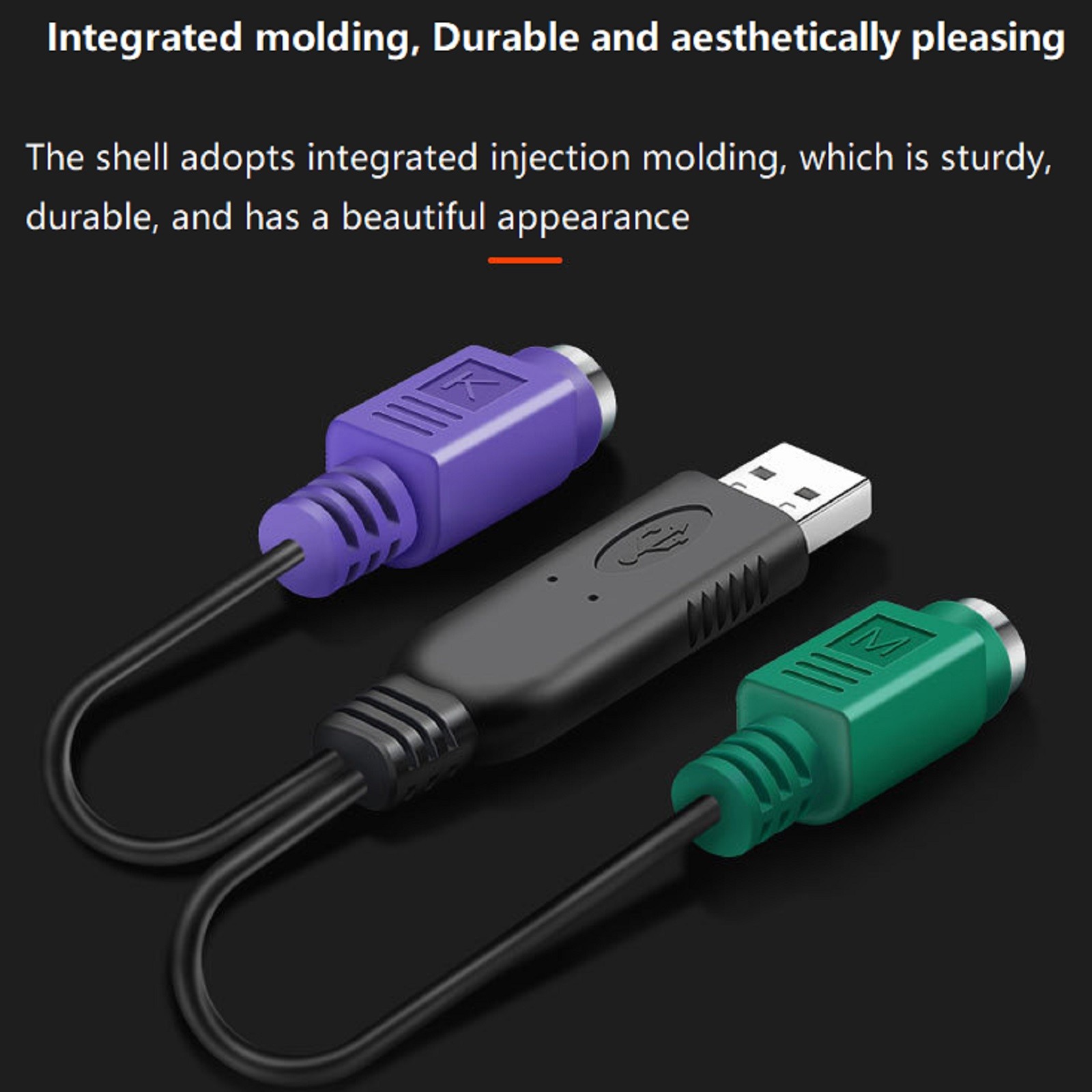 USB Male to PS2 Female Active Converter Connector Cable For Mouse Keyboard