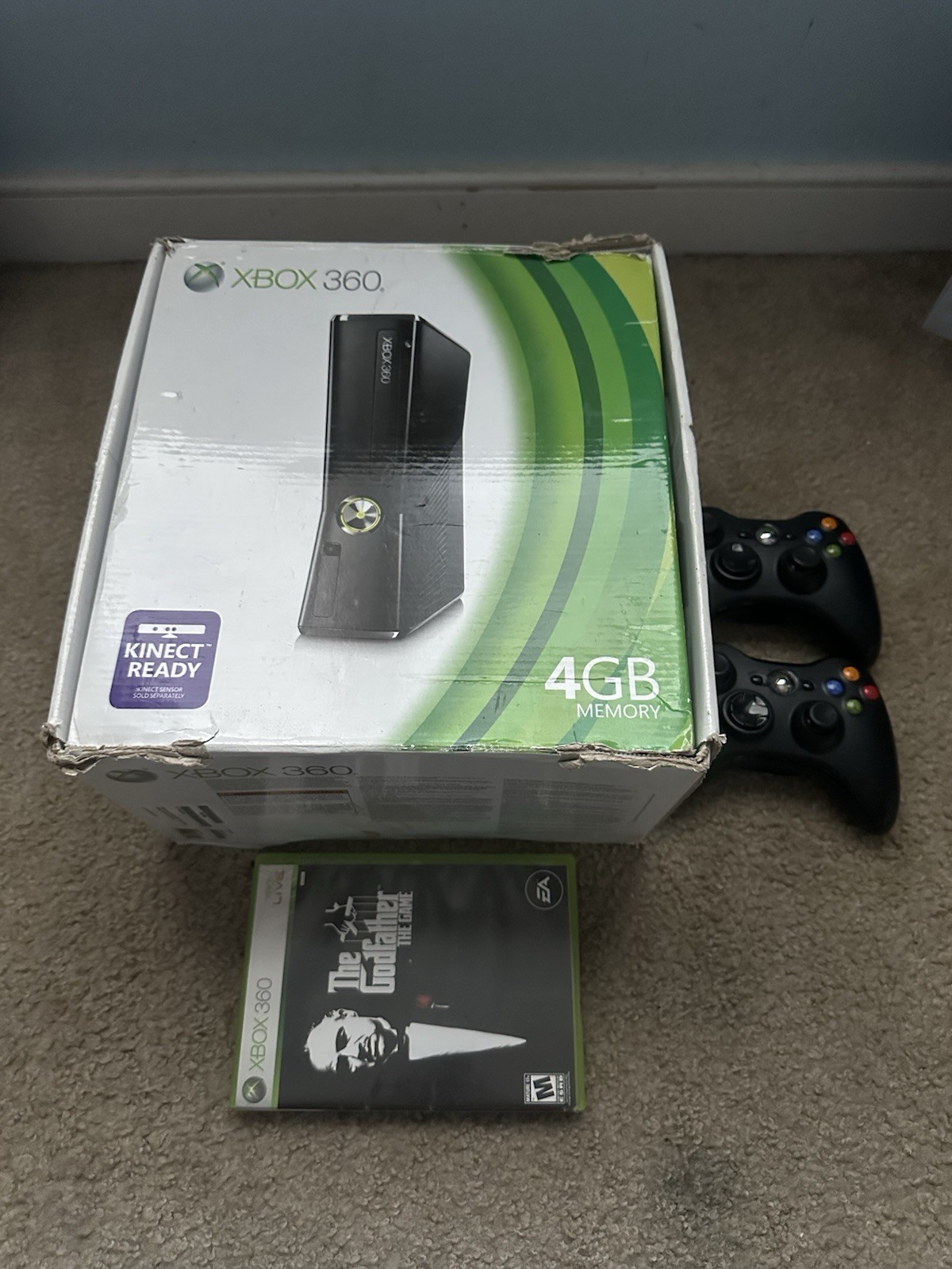 Microsoft Xbox 360 Console Bundle 4GB The Godfather Tested