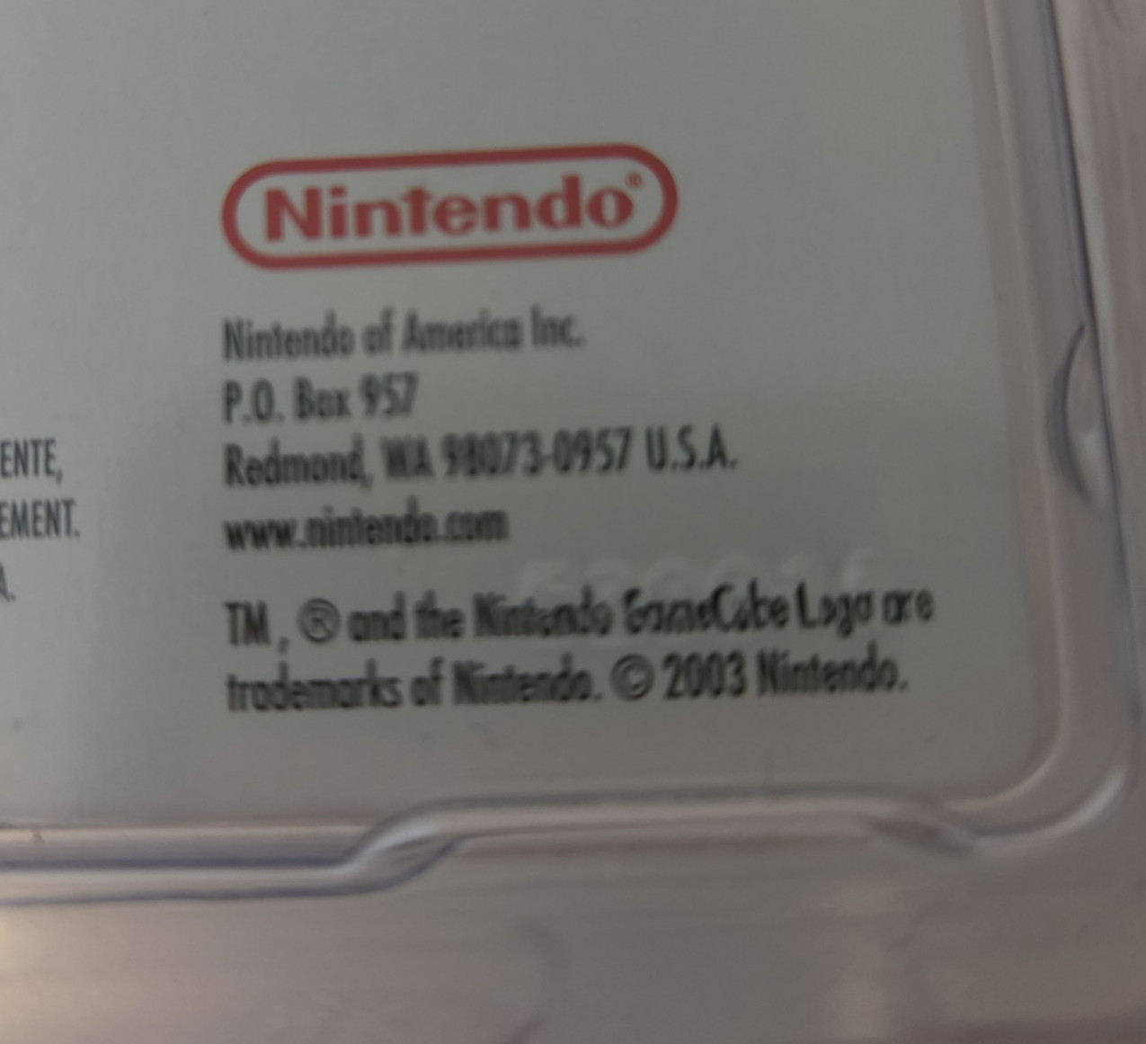Nintendo GameCube Controller Platinum Silver OEM DOL-003 New Factory Sealed 2003