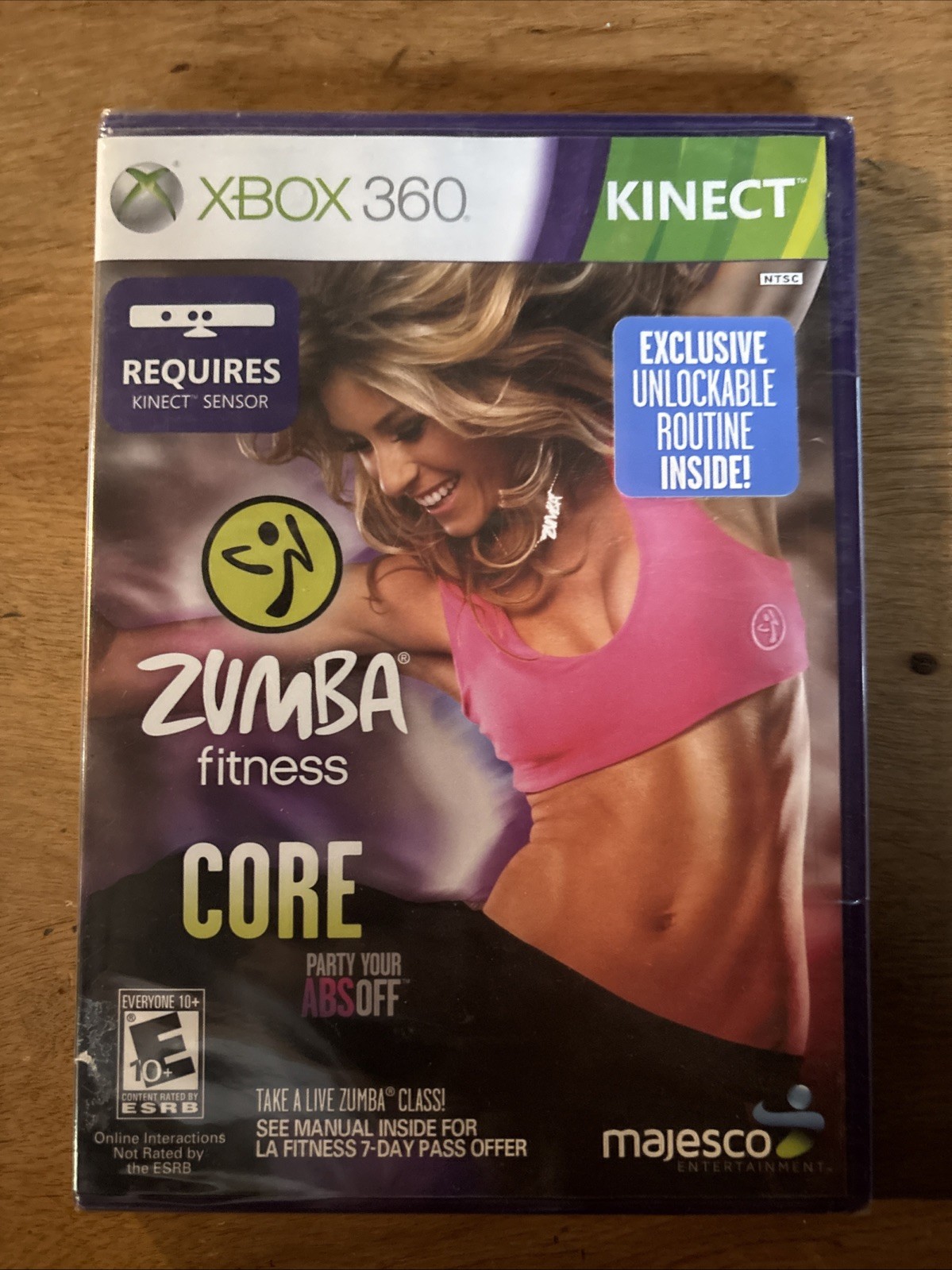 Zumba Fitness Core Microsoft Xbox 360 Kinect Exercise Dance Workout Game Sealed