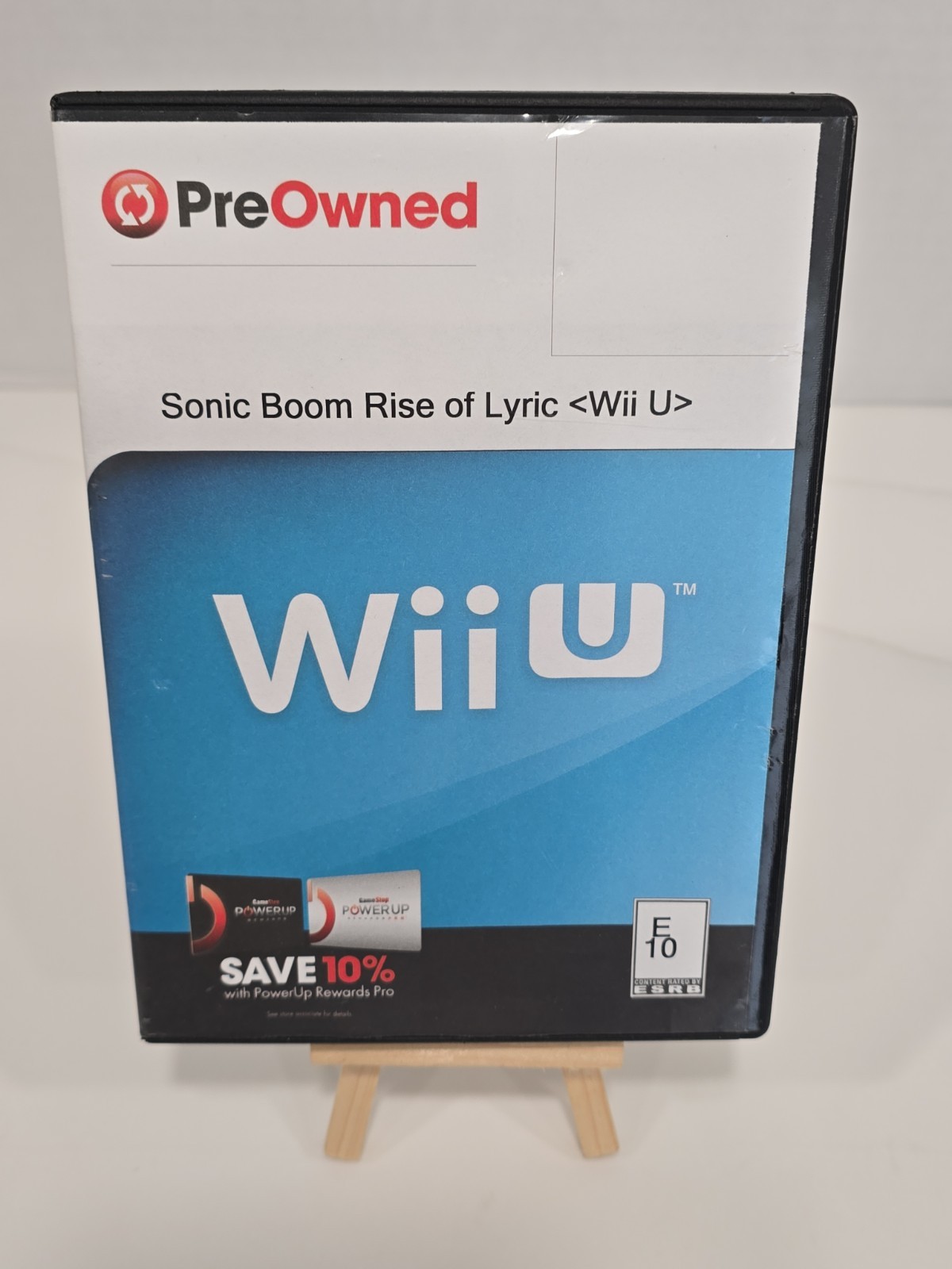 Sonic Boom: Rise of Lyric Nintendo Wii U (WiiU) Disc Only Gamestop Case TESTED