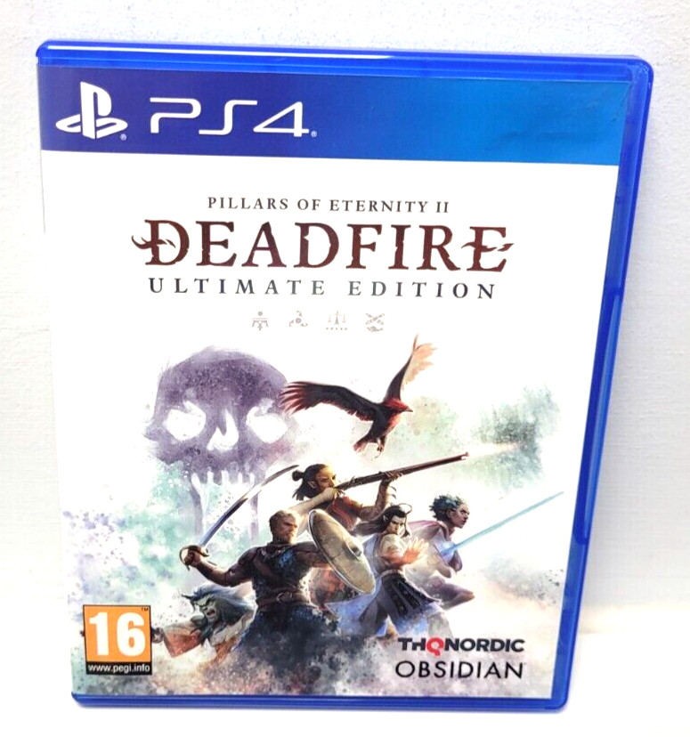 Pillars of Eternity II 2 Deadfire Ultimate Edition PS4 Mint Disc PS5 Compat