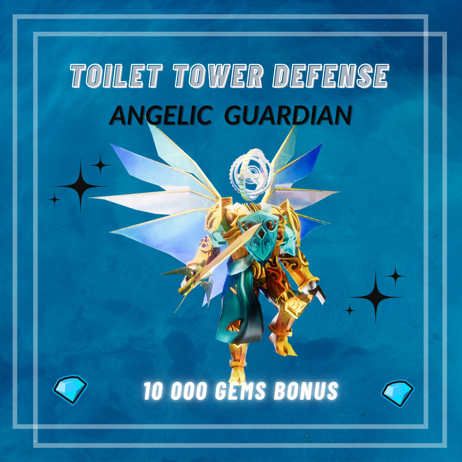 Angelic Guardian | Toilet Tower Defense | TTD | ️‍🔥 Fast Delivery ️‍🔥 + Gems