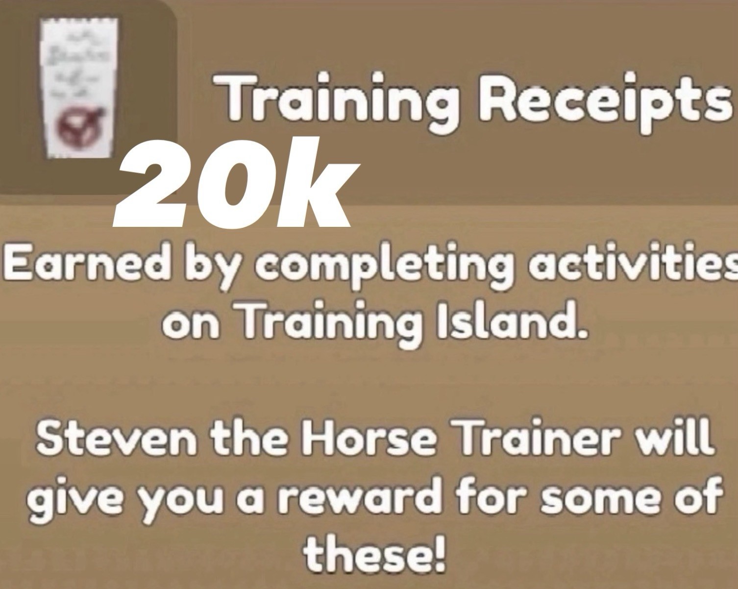 Wild Horse Islands 🌸 20,000 Training Receipts 20k 🌸 Try Get A Special TIU
