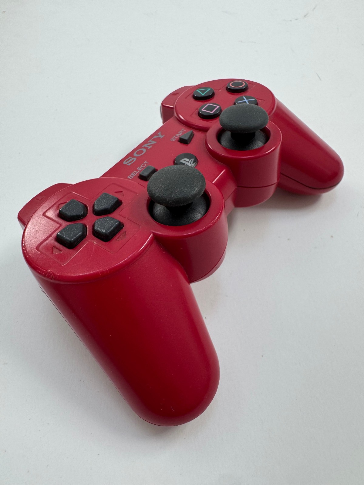 Sony PlayStation 3 PS3 Dualshock 3 Controller Red – Gently Used
