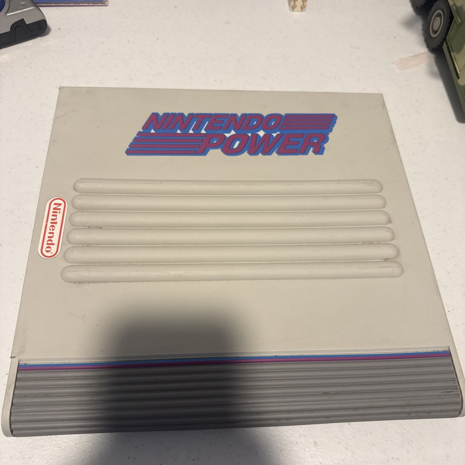 Rare Stuffit Nintendo Power Vintage Plastic 3 Ring Binder