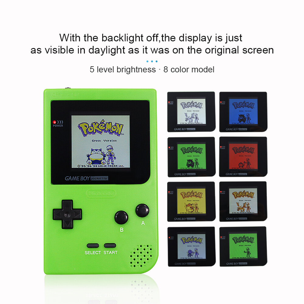 Multicolor 5 Levels Backlight LCD Game Boy Pocket GBP Console