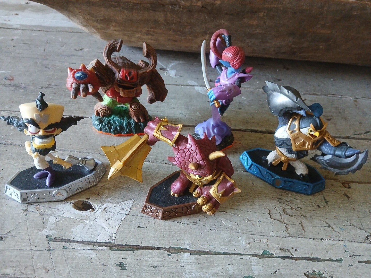 5 Skylanders Imaginators LOT! Master KING PEN. TRI TIP NINJINI. DR NEO TREE REX