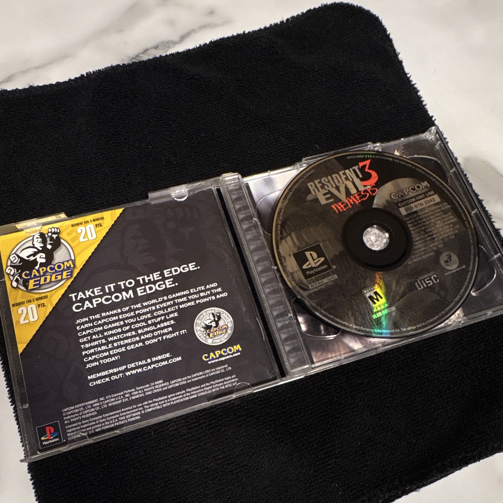 Capcom Resident Evil 3: Nemesis Sony PlayStation 1 w/ Case Demo NTSC-U/C