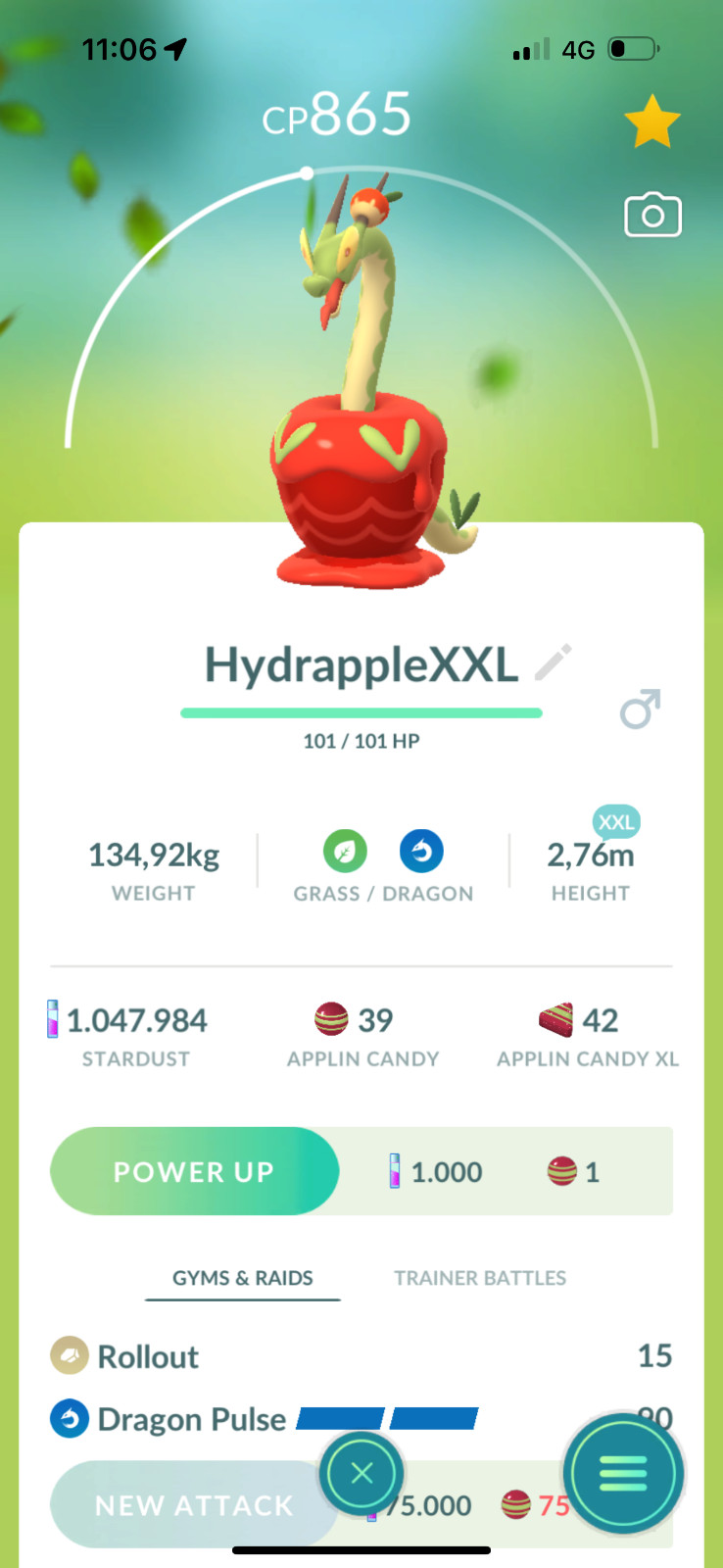 Hydrapple XXL | Tr-de 20k stardust or Mini P T C