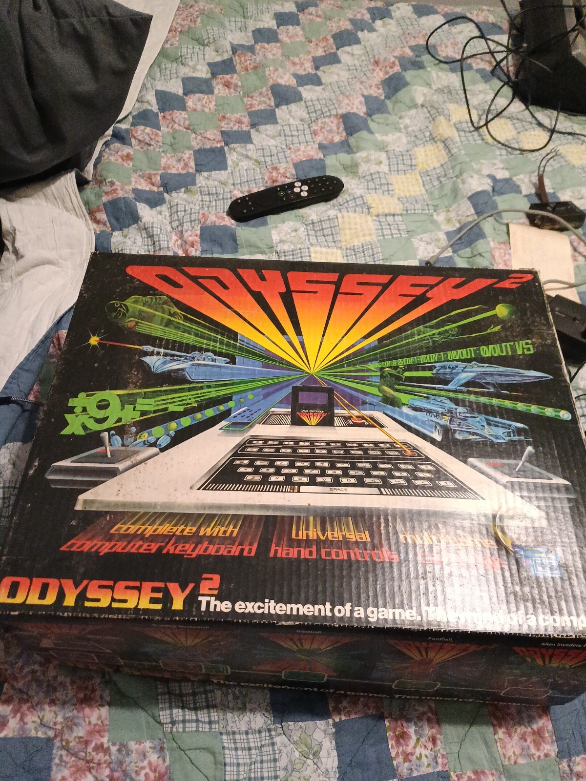 Odyssey 2 Console CIB with 4 Games Complete In Box Tested