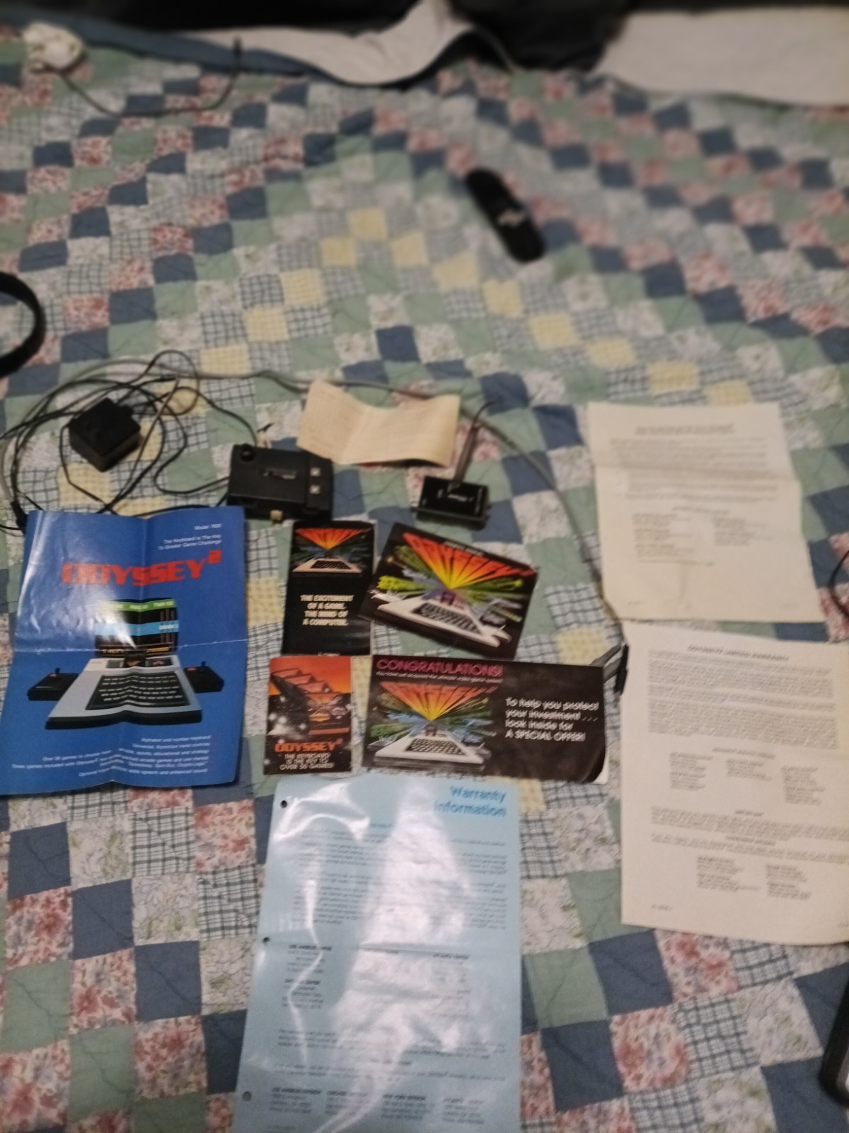 Odyssey 2 Console CIB with 4 Games Complete In Box Tested