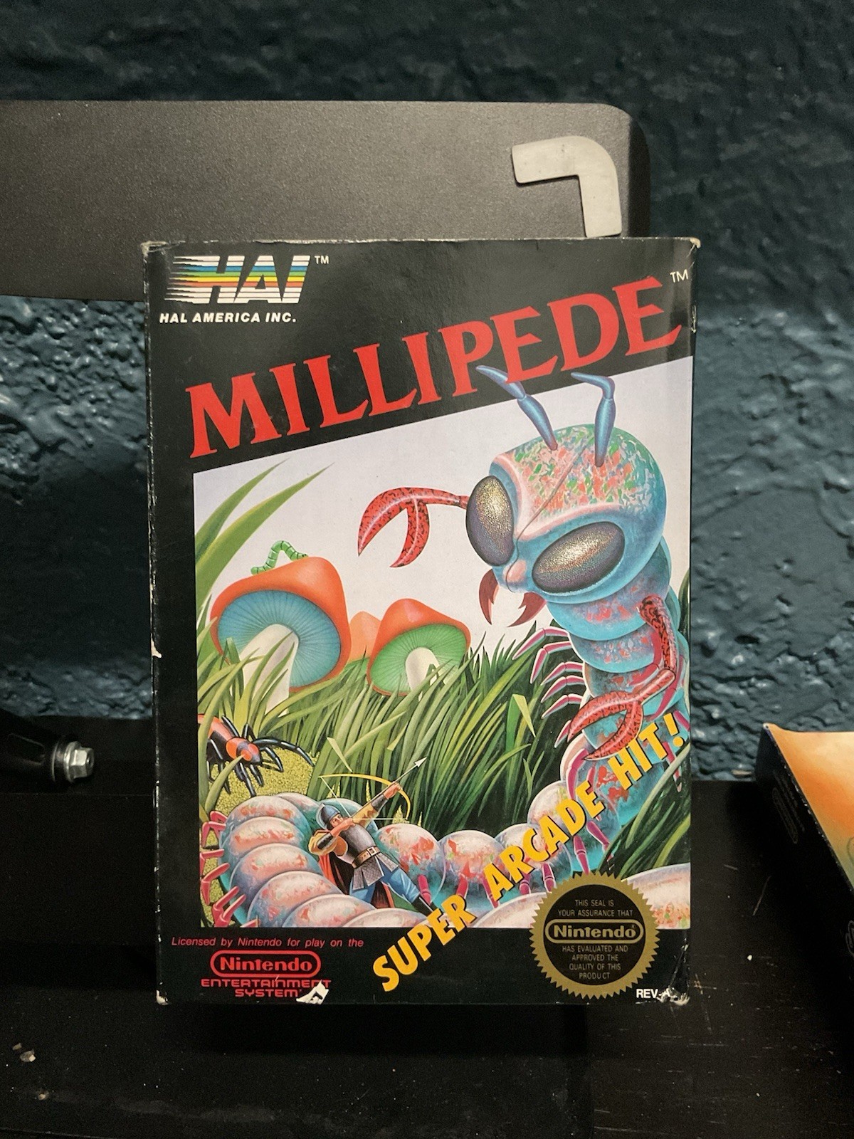 Millipede (Nintendo Entertainment System, 1988) — HAL America Inc. —with Box