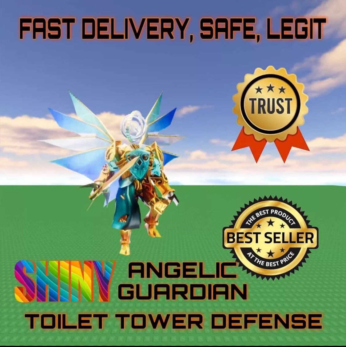 SHINY Angelic Guardian | Toilet Tower Defense | TTD | Cheapest and Fast